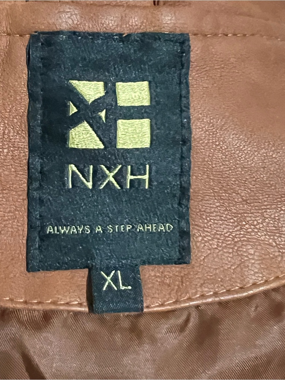 New Women’s NXH Faux Leather jacket with belt (Always A Atep Ahead) - XL - Picture 7 of 8